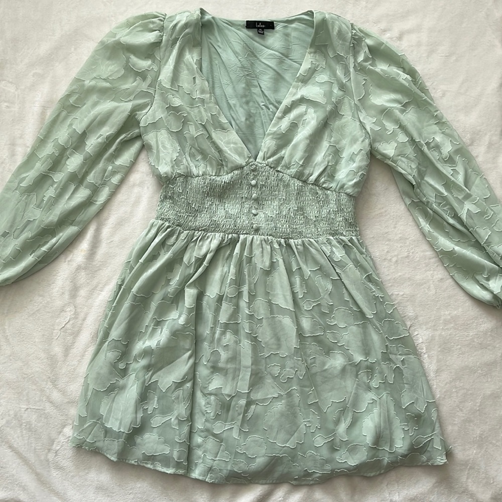 Green Floral Dress